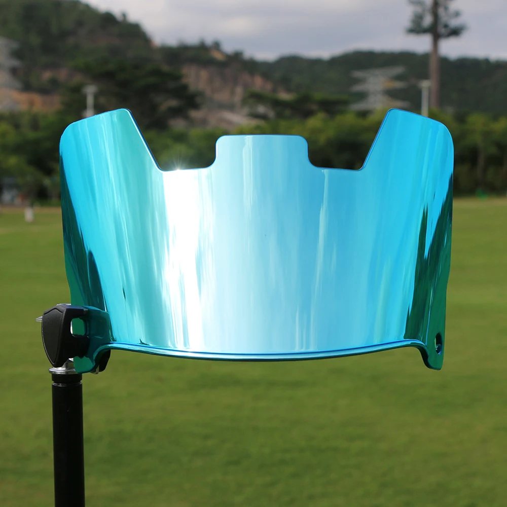 Оптовая продажа тонированные футбольные козырьки НФЛ с клипсой хромированный козырек для футбола Riddell