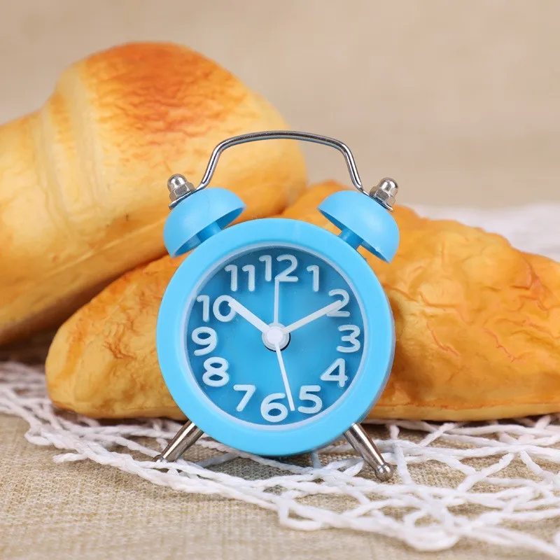 Best Price Circular Multi-function Alarm-Clock-Metal 1.5Inch Traditional Alarm Table Clock