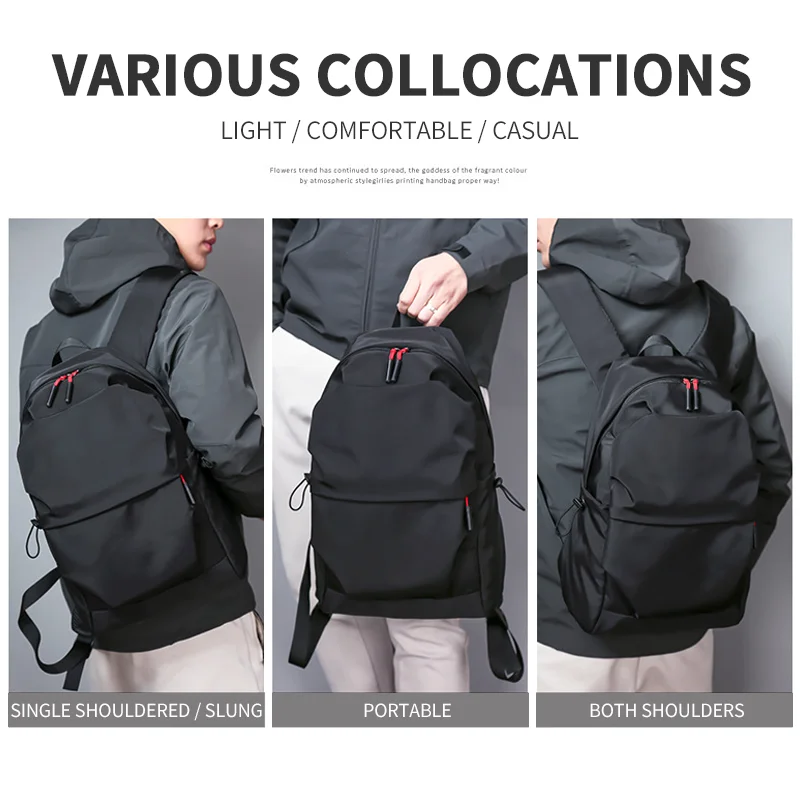  Sports Backpacks Bags Nylon Black Color Camping & Hiking