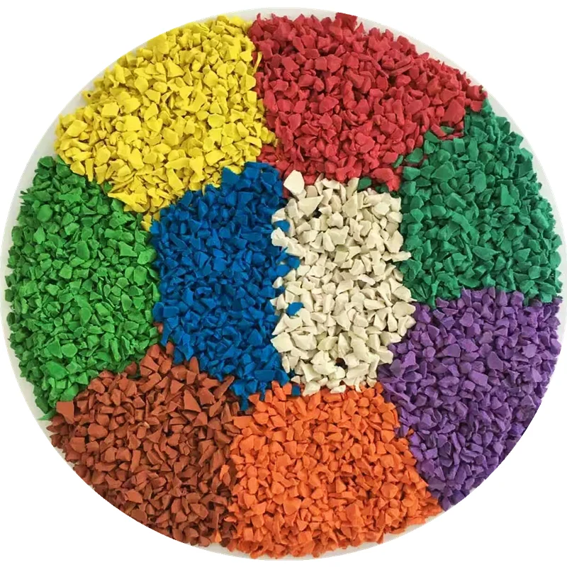 Environmental protection color EPDM pellet samples free