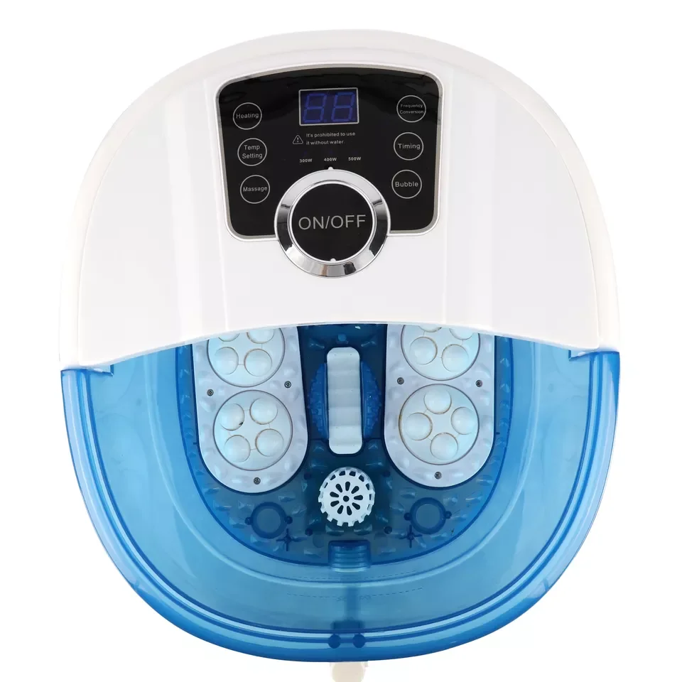 Beslife 2023 New technology Foot Spa Massager Foot Steam Bath With Automatic Heating Shiatsu Roller Massage Feet Bubble Bath
