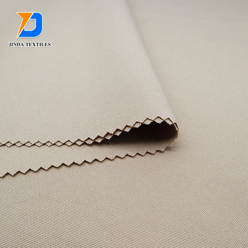 Jinda Factory Customized New Model 65% Polyester and 35% Cotton 235gsm Woven Safety work wear clothing fabric printed coveralls