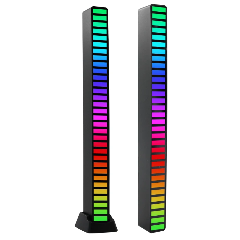 High Quality LED Lamp 32Leds USB Sound Control Pickup Rhythm Light Music Atmosphere Light RGB Colorful Tube USB Energy-Saving La