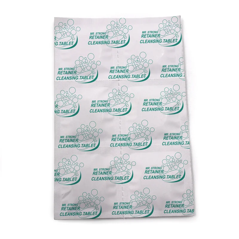 Denture Cleansing Tablets Denture Cleaner 30 Tabs/Box CE Approved Denture Cleaning Tablets