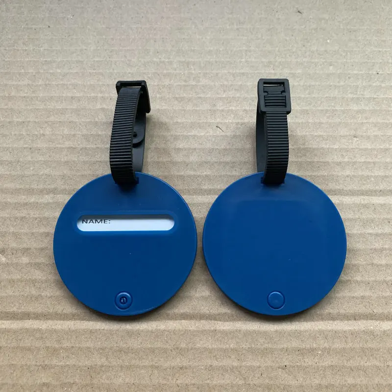 Wholesale Round Shape Airplane Luggage Tag Hanging Travel Accessories Name Tags for Suitcase