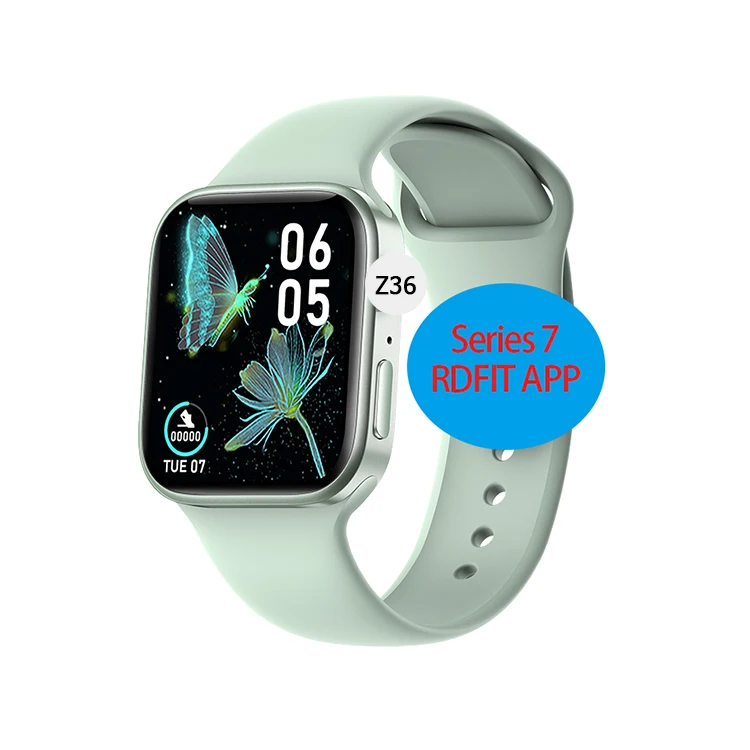 New Arrivals Z36 Reloj Inteligente IWO7 T100plus Smartwatch BT Call  1.7 Inch High-definition Large Screen Smartwatch Series 7