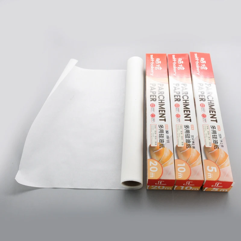 Top quality baking paper roll manufacturer nonstick parchment baking paper roll