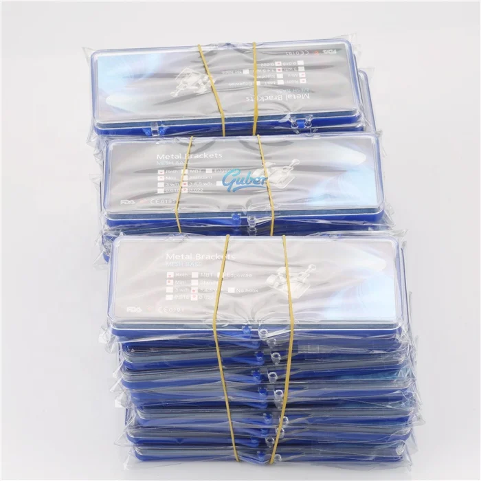 Guber Dental orthodontic mini edgewise bracket with box pack