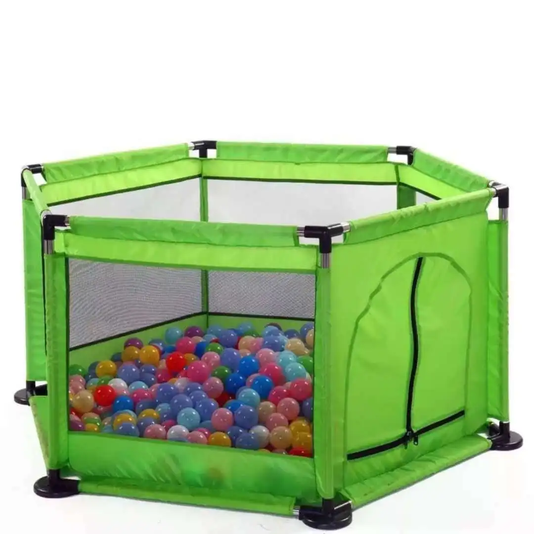 Factory Direct High Quality 6 Panels Soft Fashion Play Yard For Baby