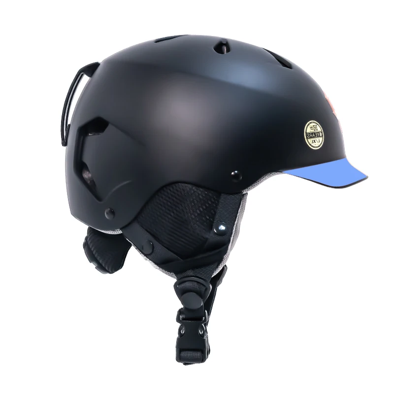 Park wholesale oem customized snow board helmet Winter Snow Sport Ice Skating Snow Ski Helmet With Visor CE EN1077