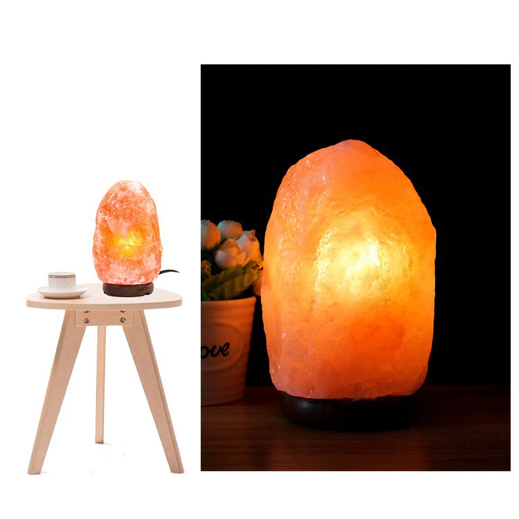 
Himalayan Lamp Crystal Lamp Claming Natural Craft Claming Warm Light Dimmer Plug Type Salt Lamp 