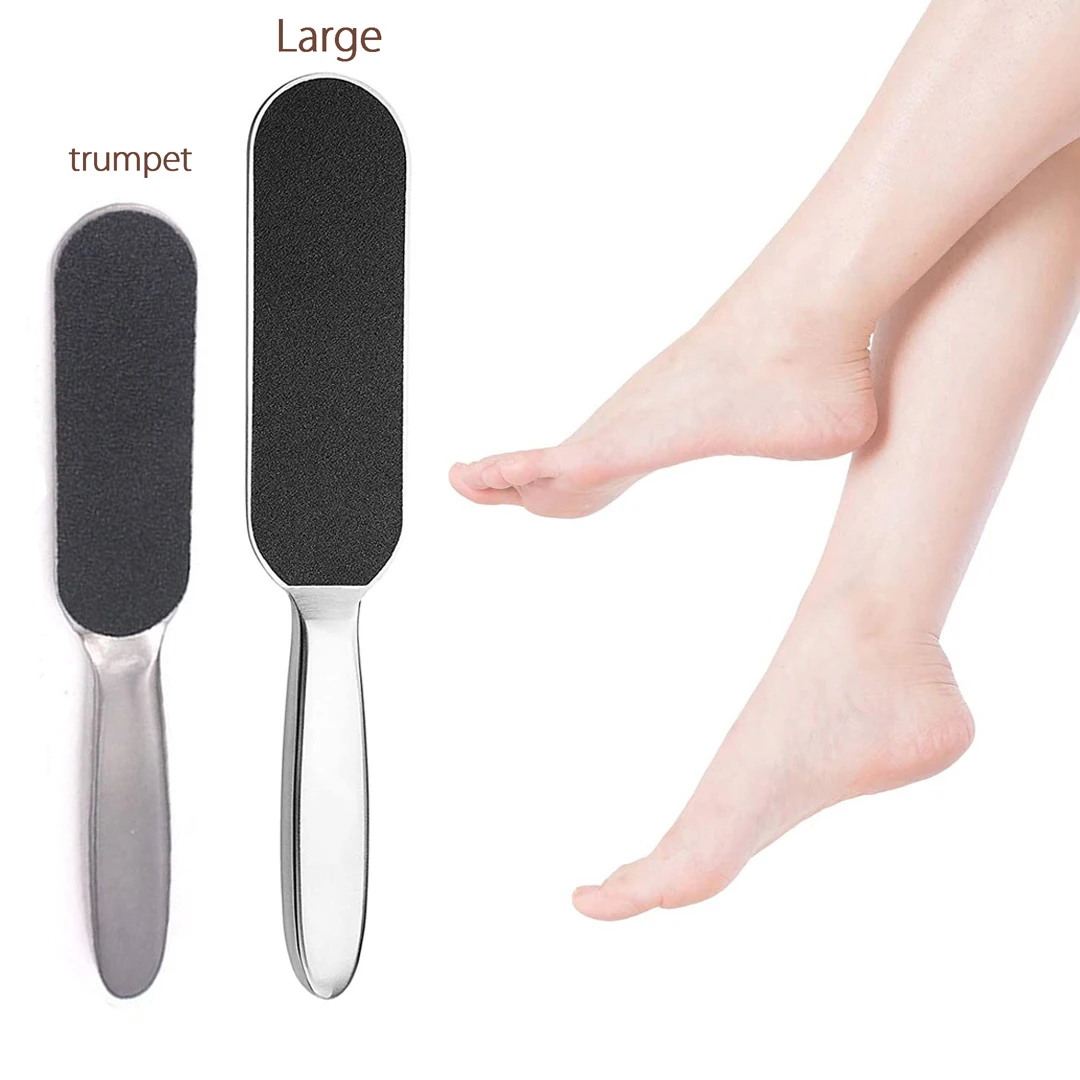 custom double side pedicure foot rasp file scrubber hard rough scrubber dead skin callus remover