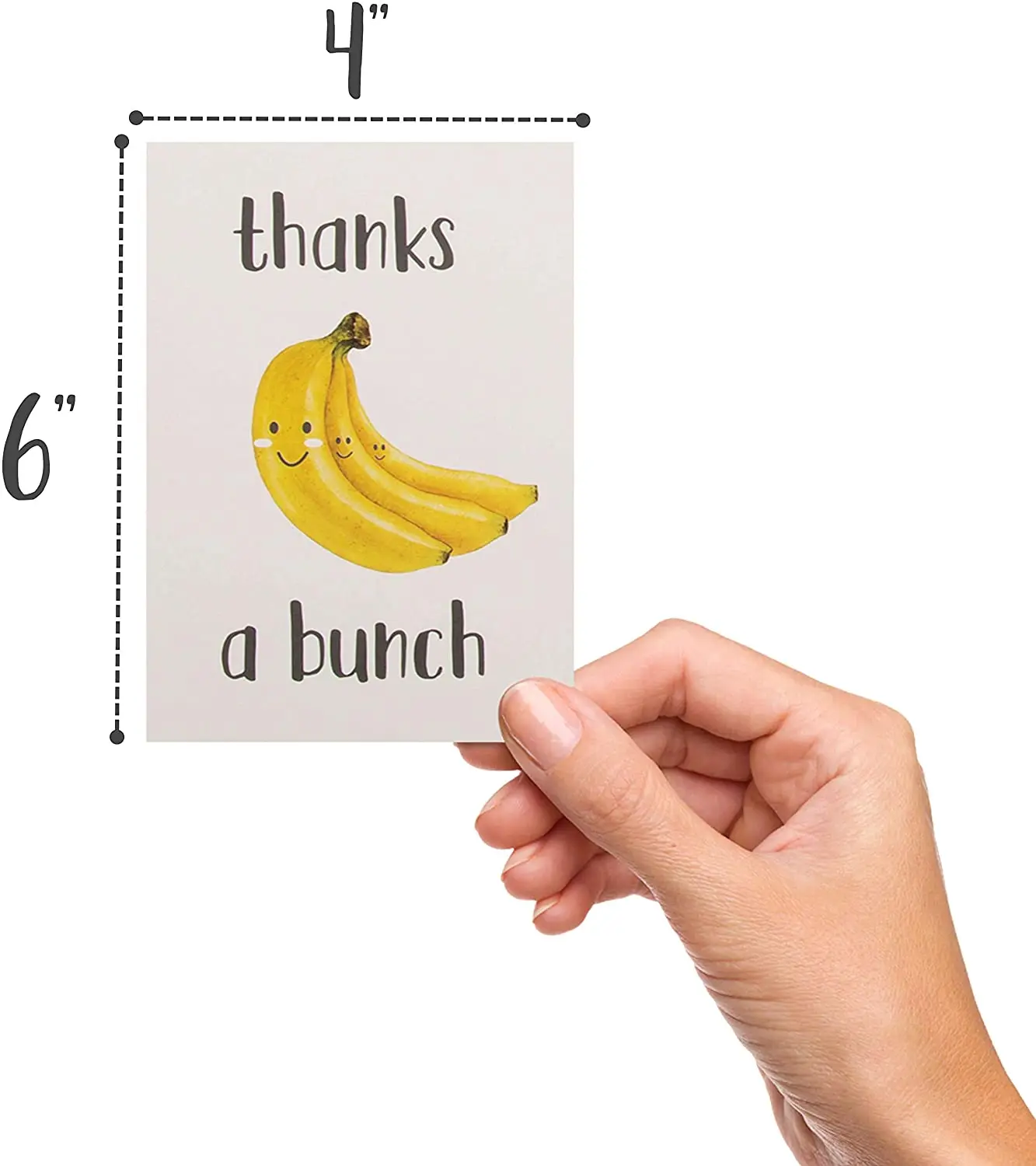 40 Funny Notecards 4 x 6 in Pun Greeting Note Cards Envelopes and Stickers Bulk Boxed Set Assortment of Funny Thank You Cards