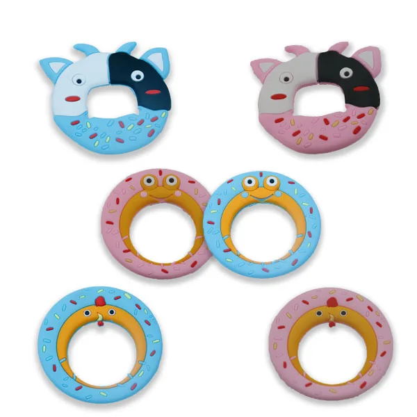 
Factory personalized custom silicone cartoon baby teether BPA free teether baby healthy silicone dropshipping teeth toys 
