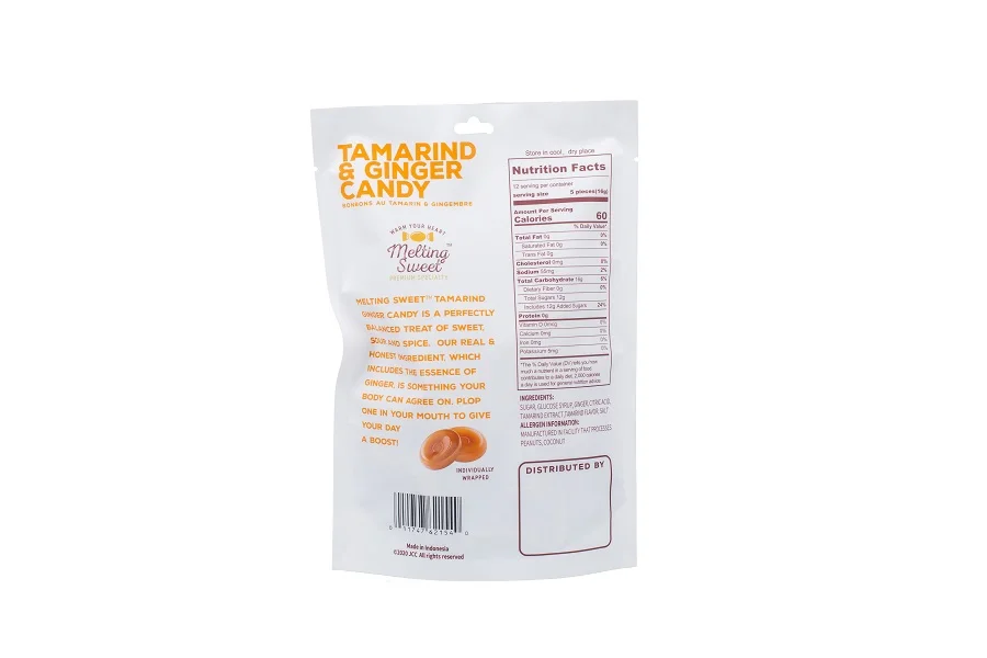 Melting Sweet 6.5 oz Tamarind and Ginger Candy Sugary Candy Using Natural Ingredients Indonesia Specialty
