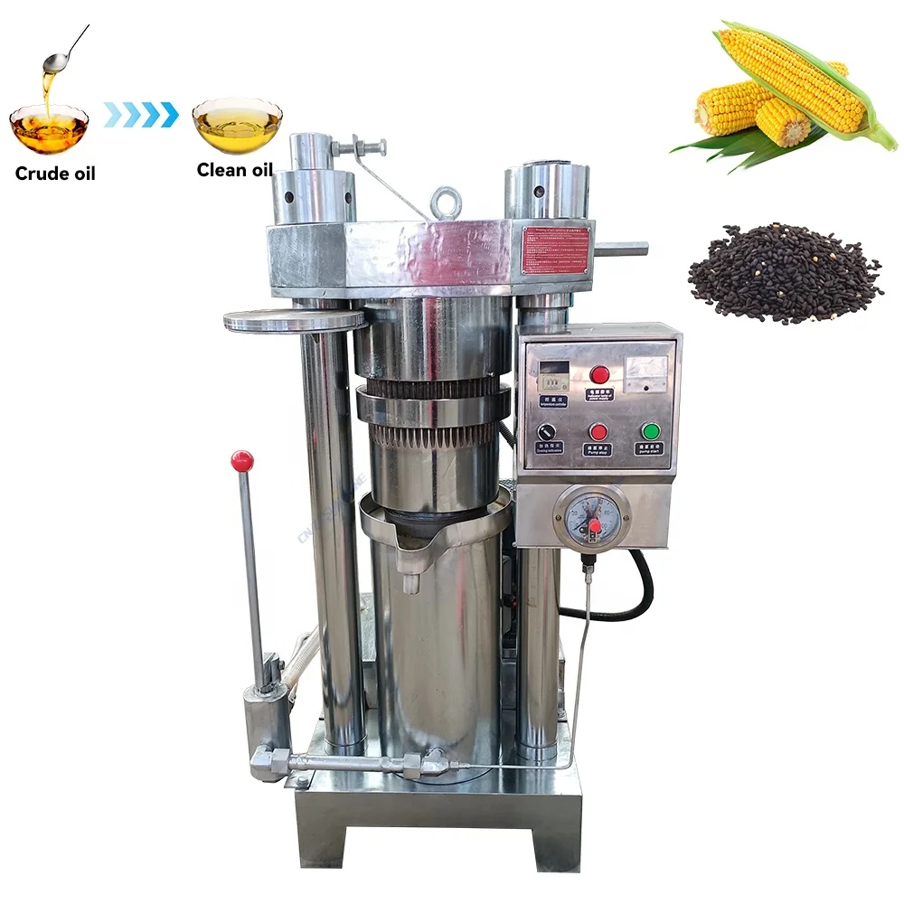 Provided Industrial Oil Press Machine Low Price Hydraulic Making Oil Pressers Hydraulic Castor Oil Pressing Extraction Machine