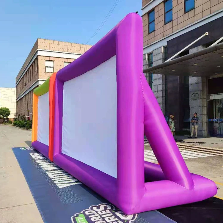 Wholesale outdoor projector equipment waterproof automatic inflatable screen