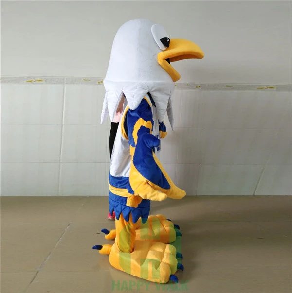 Happy Island Funny Character Cartoon Eagle Mascot Costume Plush EVA Polyfoam for Parties Holidays Festivals Sale for Adults