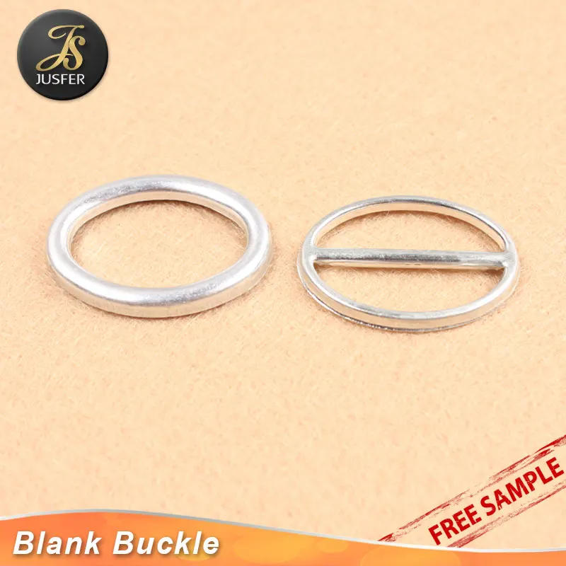 Covered belt buckle blank oval shape buckle for cover buckle machine