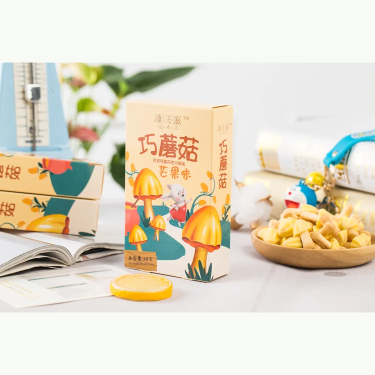 Mushroom Shape Chocolate with Biscuit