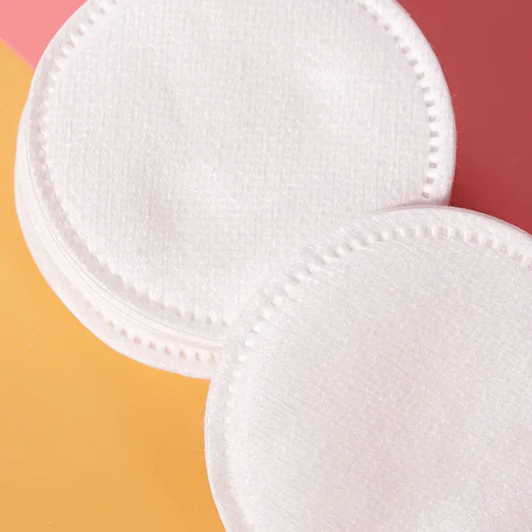 Free Samples OEM Design Round Cotton Pads  Customized Disposable Cotton Cotton Face Pads
