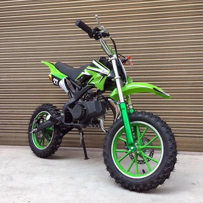 Cost effective 50cc 2 stroke mini bike pull starting motorcycle safe kids motorbike