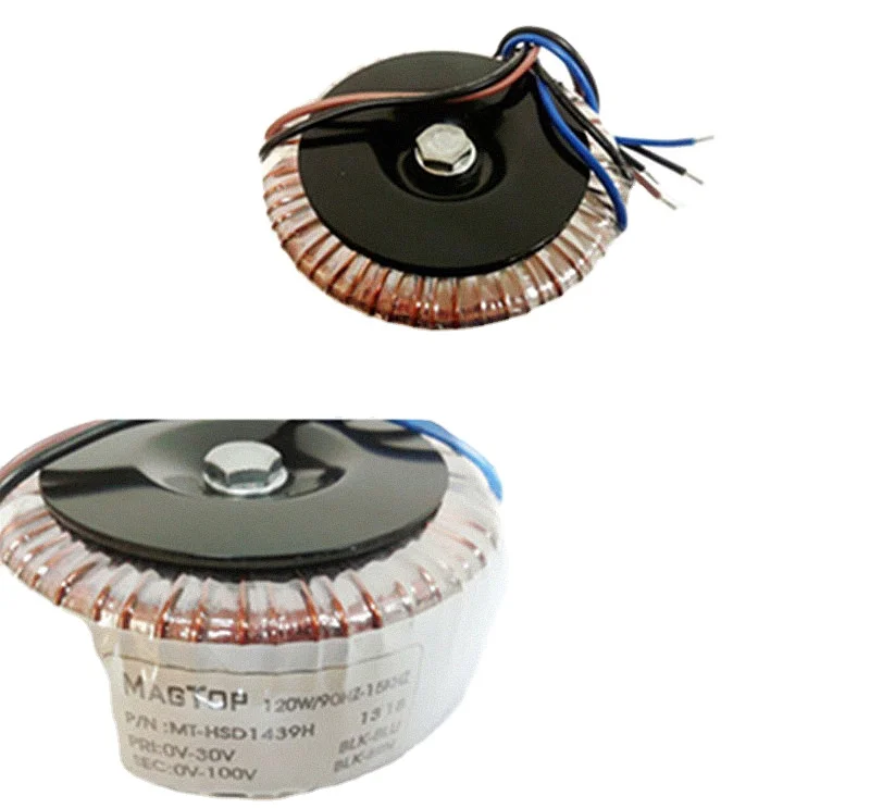 Copper 100 w/ 220 v to 12 v 18 v and 24 v, 48 v, 110 v ring transformer with power amplifier