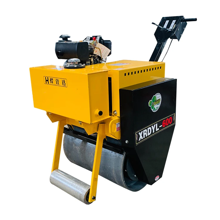 super promotions VR600P/S Hot sale manual road roller 13.5KN single drum with gasoline/diesel engine for sale