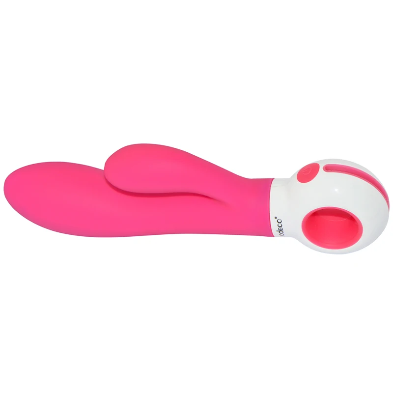 Odeco Silicone Rechargeable Finger Motion Clitoris Double Motors Rabbit Vibrators for Women
