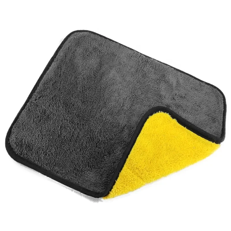 
Super Absorbent Car Cleaning Towel Dual-Pile Plush Microfiber Auto Detailing Towels Wholesale 