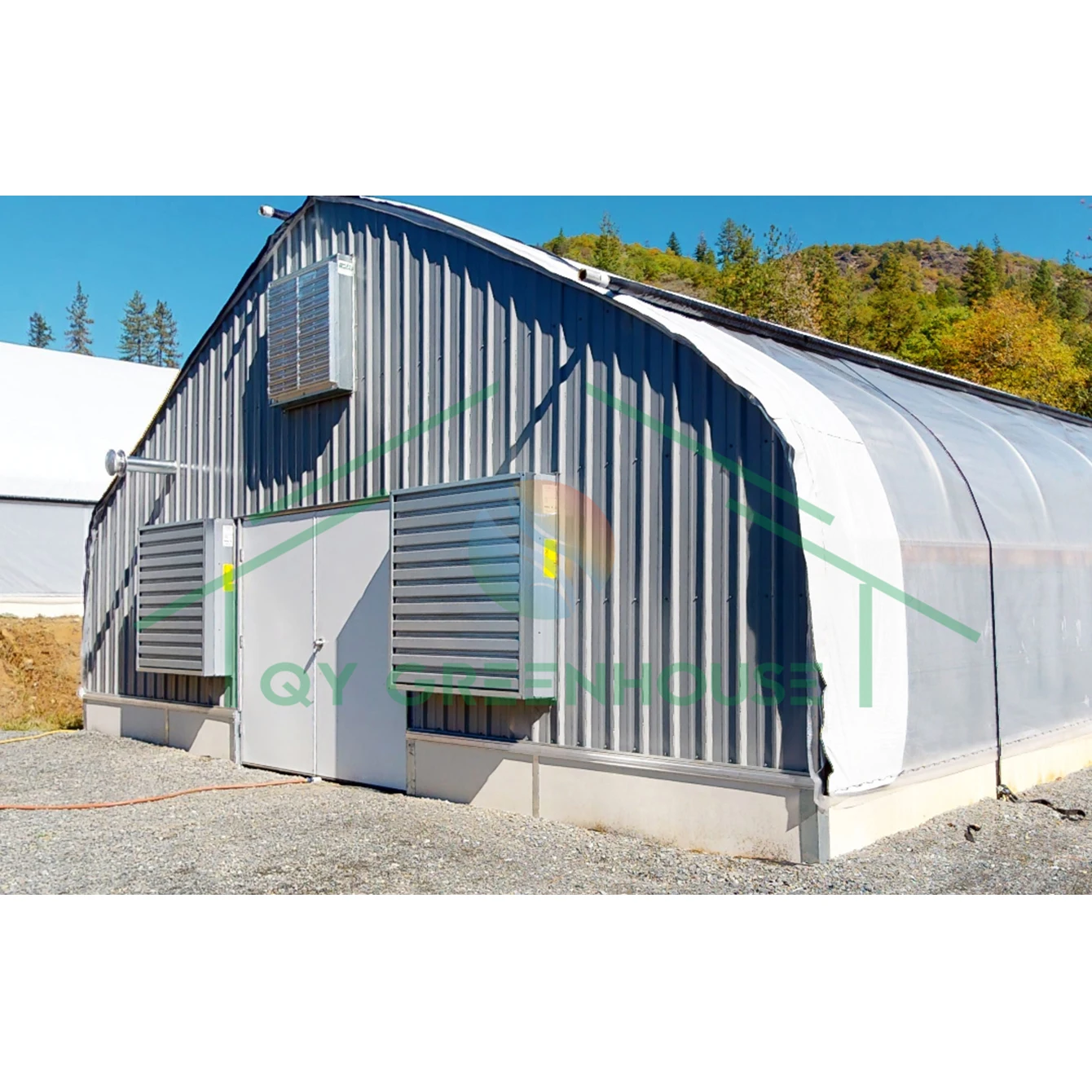 Mushroom Greenhouse Single Plastic Film /Po/ PE Film Plastic/Agricultural Tunnel Light Deprivation Black Greenhouse for Mushroom