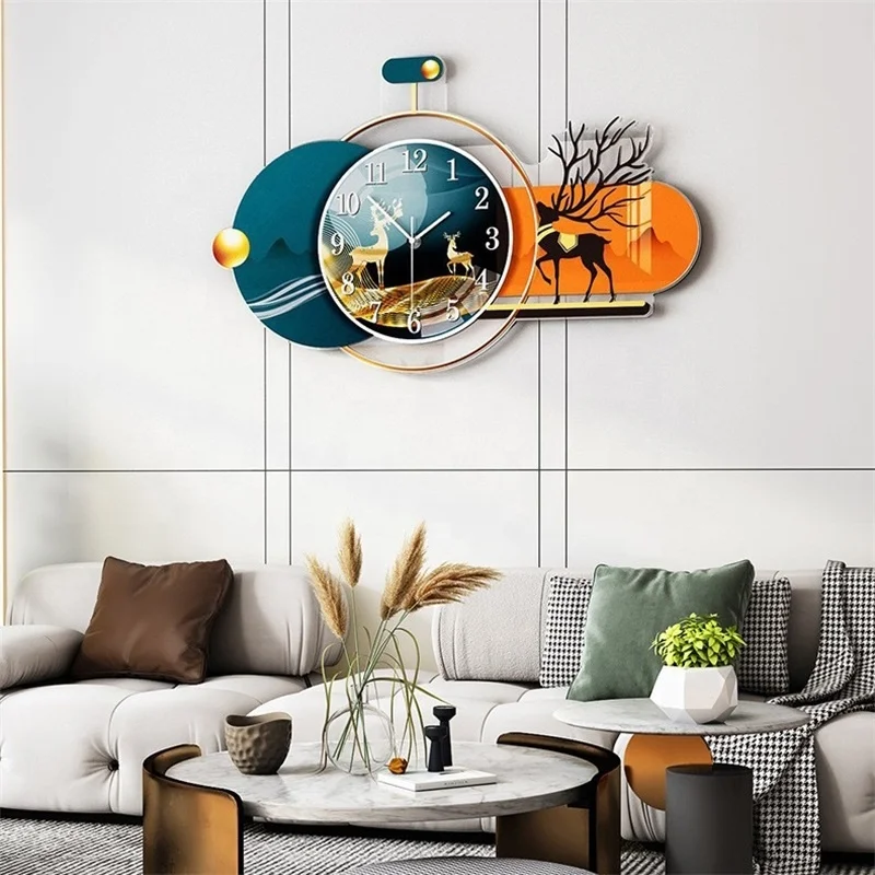 Большие цифровые настенные часы со светодиодным дисплеем