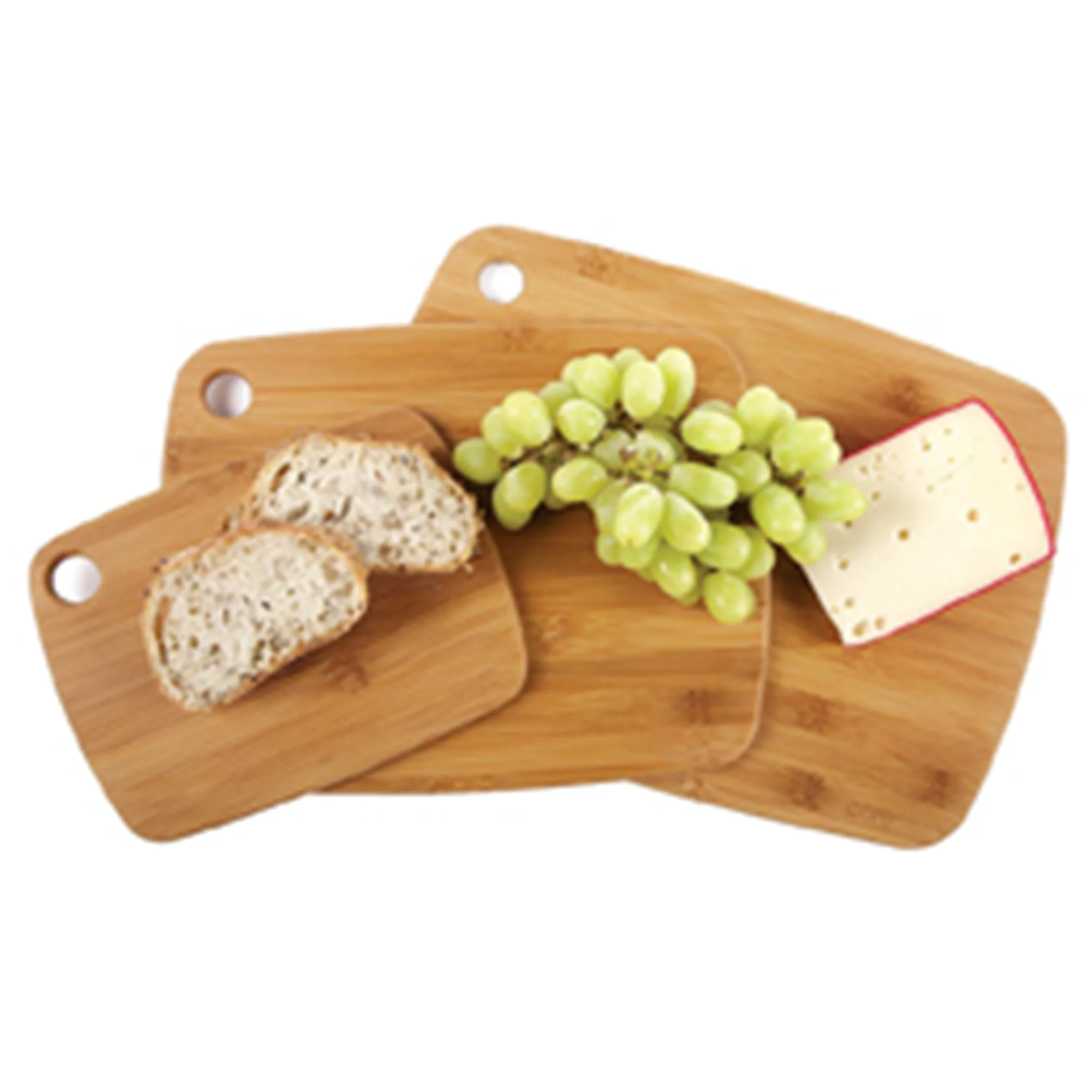 Wholesale Kitchen Cutting Board Bamboo Set