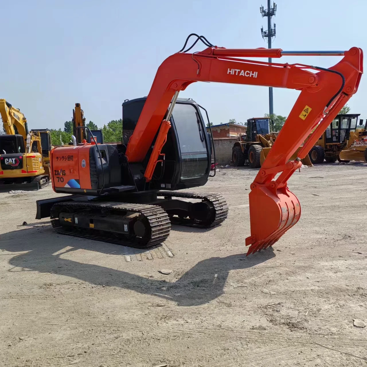Used Caterpillar Mini Excavator Zx70 Ex70 7 5 Ton Operating Weight Japan Import 3m Engine Second Hand Small Motor Gear Gearbox