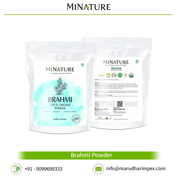 Trusted Exporter of Premium Quality Bacopa Monnieri Brahmi Powder at Low Market Price