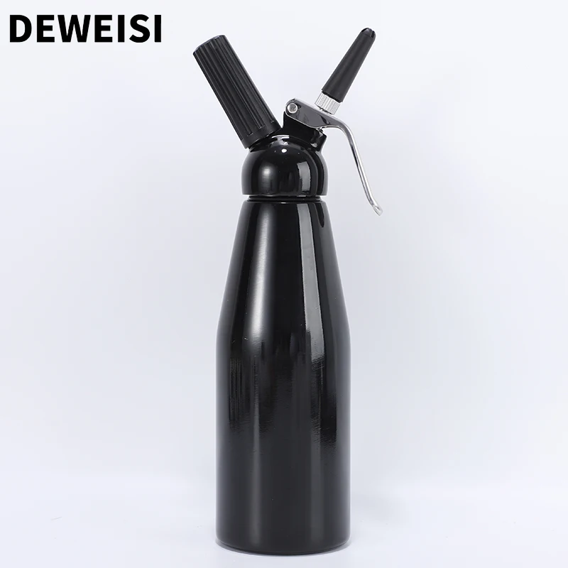 DEWEISI professional whipper cream dispenser aluminum cream whipper with charger holder