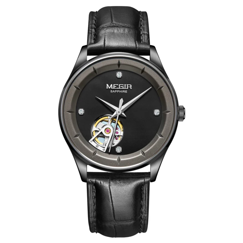 Watches men luxury brand custom brand watches  megir relogio relojes hombre  automatic men watches  megir Wristwatches