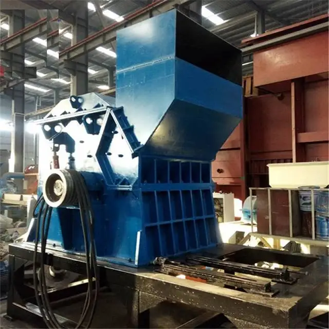 Industrial Small Multifunction Waste Wood Old Paint Bucket Scrap Metal Pulverizer/double Shaft Paper Shredder Recycling Machine