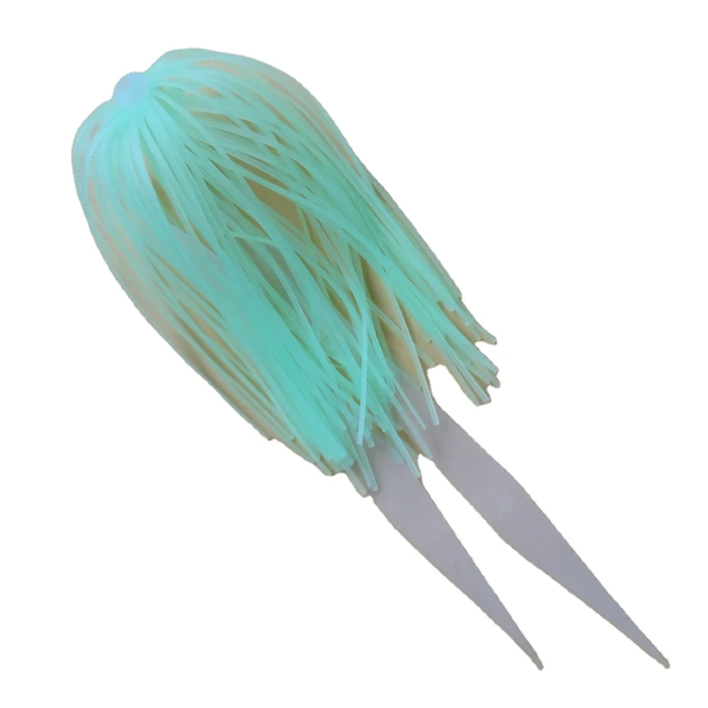 Professionally Tied Silicone Skirts 40 strands Spinner Bait Buzz bait Squid Rubber Jig Lure Baits Fishing Lures Replacement