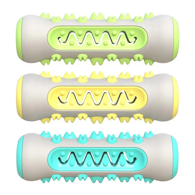 Brushing Teeth Cleaning Rubber Puppy Pet Chew Toys Dog Toothbrush Stick