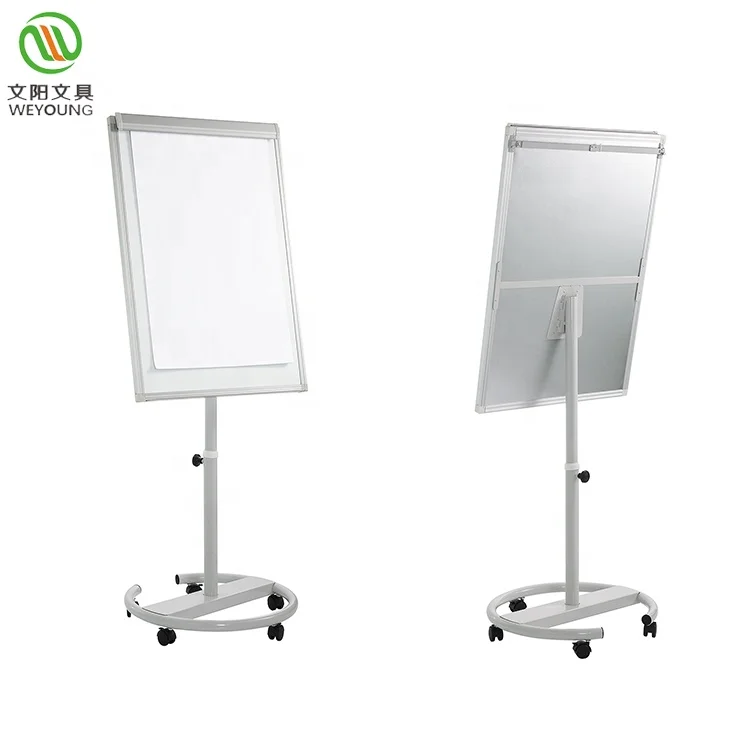 Art Drawing Board Adjustable Height Standard Flip Chart Magnetic White Board