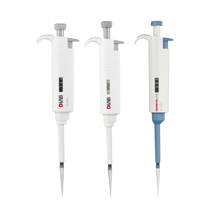 DLAB Lab Micro Mechanical Autoclavable Single Channel Adjustable Volume Mini Pipettes