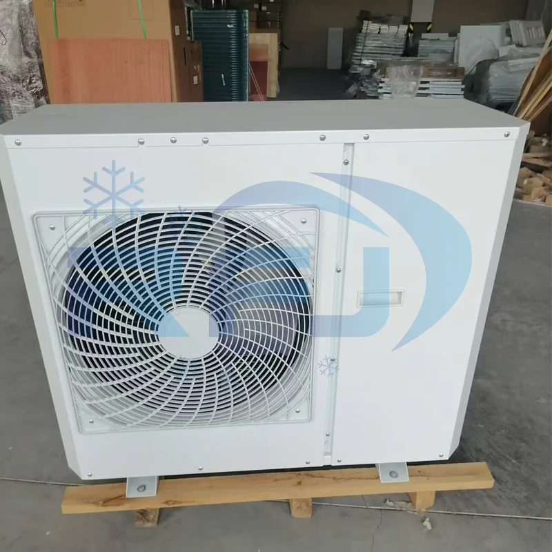 Блок вентилятора с пластиковым корпусом среднетемпературный конденсаторный блок R404A R22