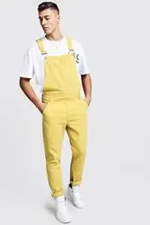 Wholesale Overall Trousers High Waist Denim Jeans Jumpsuit Suspenders For Men