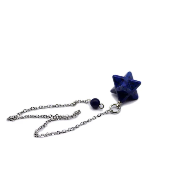 2020 New Arrivals Crystal Merkaba Pendulum Charm Pendent Necklaces