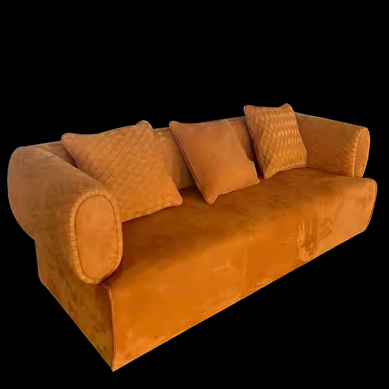 Furnistyle Italian luxury sofa set furniture living room modern velvet 3 seater couch sofas de luxury