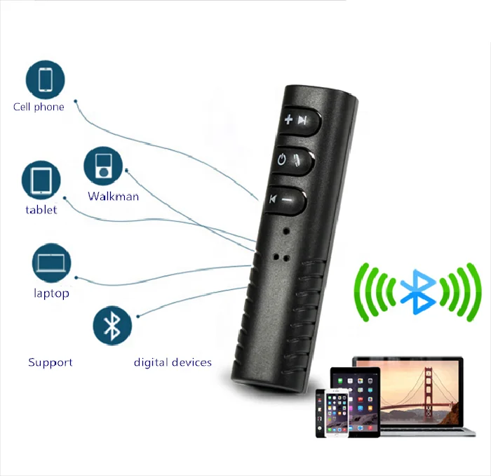 Bluetooth-аудиоприемник AUX автомобильный динамик гарнитура универсальная для двух беспроводных спортивных занятий