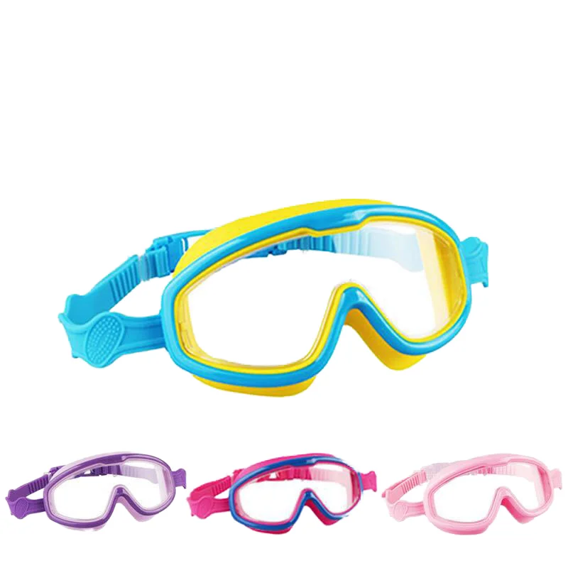 Factory Wholesale HD Transparent Swimming Goggles for Men and Women Waterproof Anti-Fog Swim Glasses