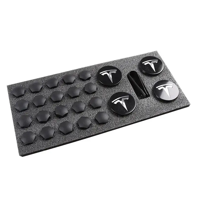 Tesla Model 3 Y S X Wheel Cap Kit Center Cap Lug Nut Cover