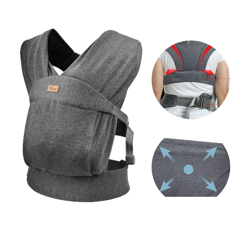 OEM Service Soft Wrap Baby Carrier for Newborns Infant and Child Sling Wrapped Holder